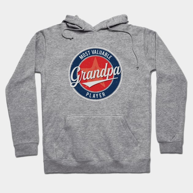 Grandpa - Most Valuable Player Hoodie by directdesign